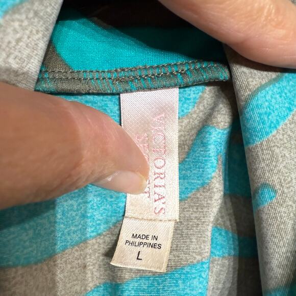 Victoria's Secret Blue Mini Swim Skirt Sz L - Picture 4 of 10